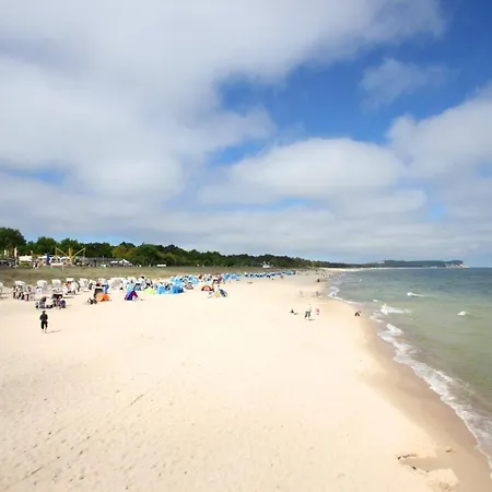 Lägenhet Strandhaus Moenchgut Ferienwohnung 13 Mit Sauna- Und Schwimmbadnutzung Im Ahoi Sellin *